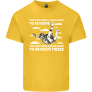 You a Parachute to Skydive Twice Skydiving Kids T-Shirt Childrens Yellow