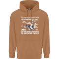 You a Parachute to Skydive Twice Skydiving Mens 80% Cotton Hoodie Caramel Latte