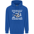 You a Parachute to Skydive Twice Skydiving Mens 80% Cotton Hoodie Royal Blue