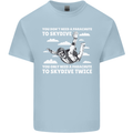 You a Parachute to Skydive Twice Skydiving Mens Cotton T-Shirt Tee Top Light Blue
