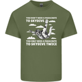 You a Parachute to Skydive Twice Skydiving Mens Cotton T-Shirt Tee Top Military Green