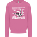 You a Parachute to Skydive Twice Skydiving Mens Sweatshirt Jumper Azalea