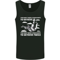 You a Parachute to Skydive Twice Skydiving Mens Vest Tank Top Black