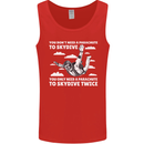 You a Parachute to Skydive Twice Skydiving Mens Vest Tank Top Red