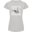 You a Parachute to Skydive Twice Skydiving Womens Petite Cut T-Shirt Sports Grey