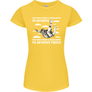 You a Parachute to Skydive Twice Skydiving Womens Petite Cut T-Shirt Yellow