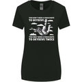You a Parachute to Skydive Twice Skydiving Womens Wider Cut T-Shirt Black