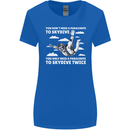 You a Parachute to Skydive Twice Skydiving Womens Wider Cut T-Shirt Royal Blue