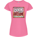 You're Looking at an Awesome Archer Womens Petite Cut T-Shirt Azalea