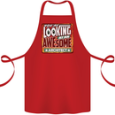 You're Looking at an Awesome Architect Cotton Apron 100% Organic Red