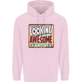 You're Looking at an Awesome Artist Childrens Kids Hoodie Light Pink