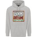 You're Looking at an Awesome Artist Childrens Kids Hoodie Sports Grey