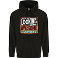 You're Looking at an Awesome Artist Mens 80% Cotton Hoodie Black
