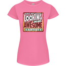 You're Looking at an Awesome Artist Womens Petite Cut T-Shirt Azalea