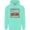 You're Looking at an Awesome Assistant Mens 80% Cotton Hoodie Peppermint