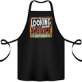 You're Looking at an Awesome Author Cotton Apron 100% Organic Black