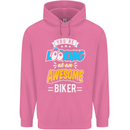 You're Looking at an Awesome Biker Mens 80% Cotton Hoodie Azelea