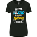 You're Looking at an Awesome Biker Womens Wider Cut T-Shirt Black