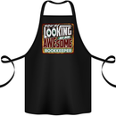 You're Looking at an Awesome Bookkeeper Cotton Apron 100% Organic Black