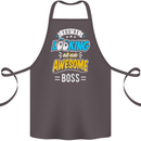 You're Looking at an Awesome Boss Cotton Apron 100% Organic Dark Grey