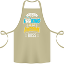 You're Looking at an Awesome Boss Cotton Apron 100% Organic Khaki