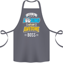 You're Looking at an Awesome Boss Cotton Apron 100% Organic Steel