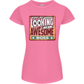 You're Looking at an Awesome Boss Womens Petite Cut T-Shirt Azalea