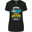 You're Looking at an Awesome Boss Womens Wider Cut T-Shirt Black
