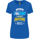 You're Looking at an Awesome Boss Womens Wider Cut T-Shirt Royal Blue