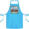 You're Looking at an Awesome Boxer Boxing Cotton Apron 100% Organic Turquoise
