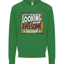 You're Looking at an Awesome Boxer Boxing Kids Sweatshirt Jumper Irish Green