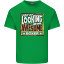 You're Looking at an Awesome Boxer Boxing Kids T-Shirt Childrens Irish Green