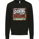 You're Looking at an Awesome Boxer Boxing Mens Sweatshirt Jumper Black