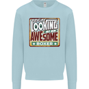 You're Looking at an Awesome Boxer Boxing Mens Sweatshirt Jumper Light Blue