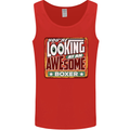 You're Looking at an Awesome Boxer Boxing Mens Vest Tank Top Red