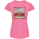 You're Looking at an Awesome Boxer Boxing Womens Petite Cut T-Shirt Azalea
