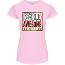 You're Looking at an Awesome Boxer Boxing Womens Petite Cut T-Shirt Light Pink