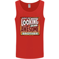 You're Looking at an Awesome Brother Mens Vest Tank Top Red