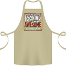 You're Looking at an Awesome Businessman Cotton Apron 100% Organic Khaki