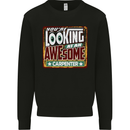 You're Looking at an Awesome Carpenter Mens Sweatshirt Jumper Black
