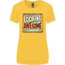 You're Looking at an Awesome Carpenter Womens Wider Cut T-Shirt Yellow