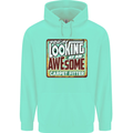 You're Looking at an Awesome Carpet Fitter Mens 80% Cotton Hoodie Peppermint