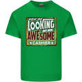 You're Looking at an Awesome Cashier Mens Cotton T-Shirt Tee Top Irish Green