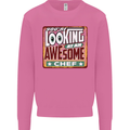 You're Looking at an Awesome Chef Mens Sweatshirt Jumper Azalea
