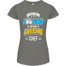You're Looking at an Awesome Chef Womens Petite Cut T-Shirt Charcoal