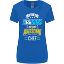 You're Looking at an Awesome Chef Womens Wider Cut T-Shirt Royal Blue