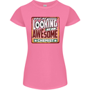 You're Looking at an Awesome Chemist Womens Petite Cut T-Shirt Azalea