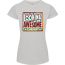 You're Looking at an Awesome Chemist Womens Petite Cut T-Shirt Sports Grey