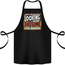 You're Looking at an Awesome Civil Engineer Cotton Apron 100% Organic Black