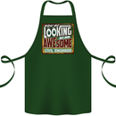 You're Looking at an Awesome Civil Engineer Cotton Apron 100% Organic Forest Green